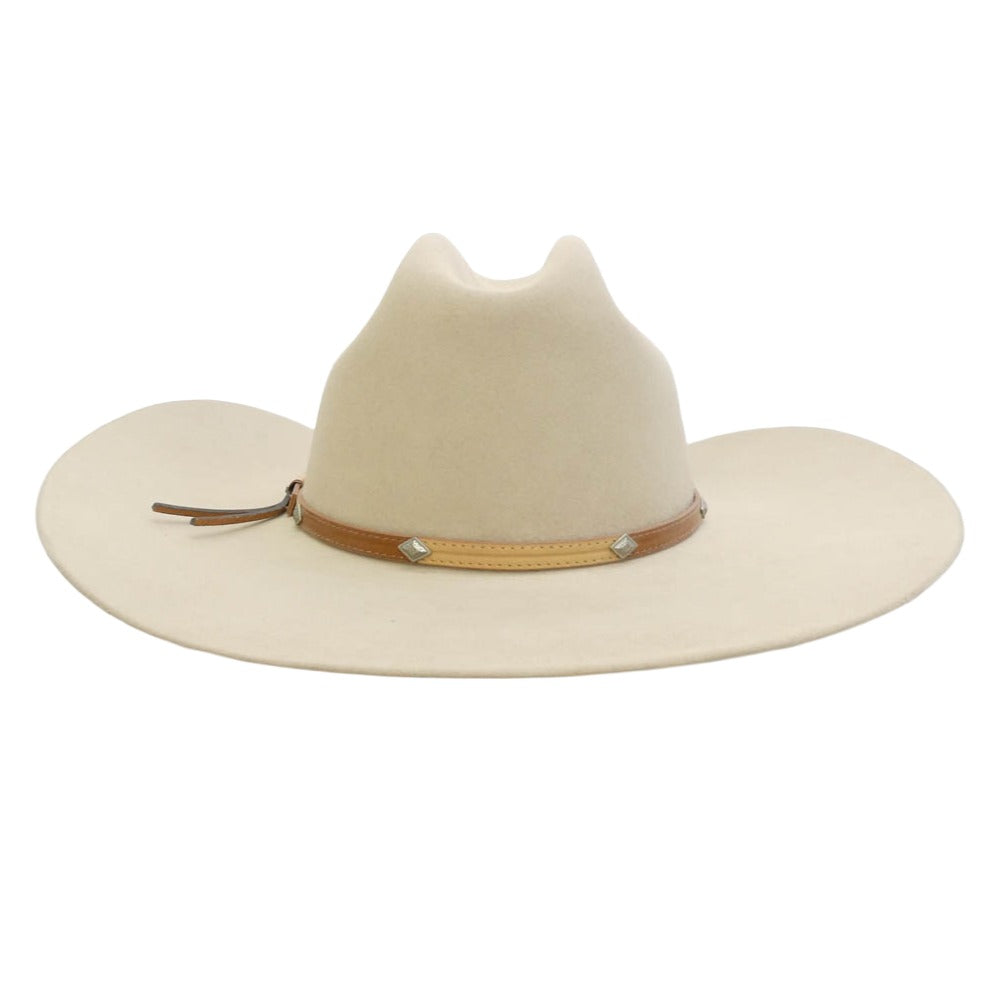 ステットソン USA製 4X BEAVER COWBOY HAT ウエスタン ビーバー ハット 帽子 ベージュ系 60【極上美品】【中古】