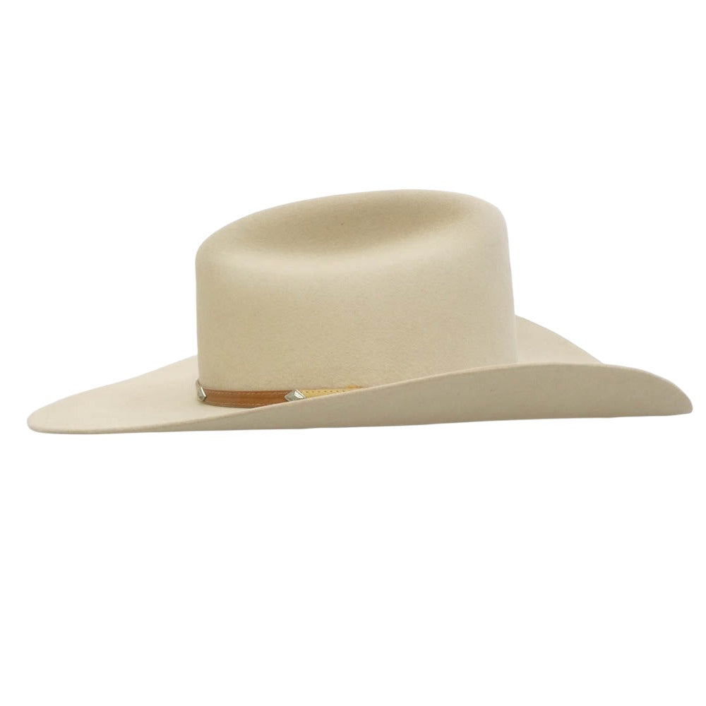 ステットソン USA製 4X BEAVER COWBOY HAT ウエスタン ビーバー ハット 帽子 ベージュ系 60【極上美品】【中古】