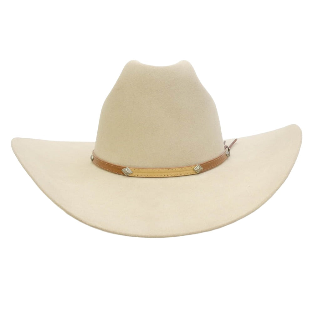 ステットソン USA製 4X BEAVER COWBOY HAT ウエスタン ビーバー ハット 帽子 ベージュ系 60【極上美品】【中古】