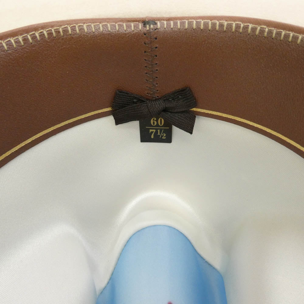 ステットソン USA製 4X BEAVER COWBOY HAT ウエスタン ビーバー ハット 帽子 ベージュ系 60【極上美品】【中古】