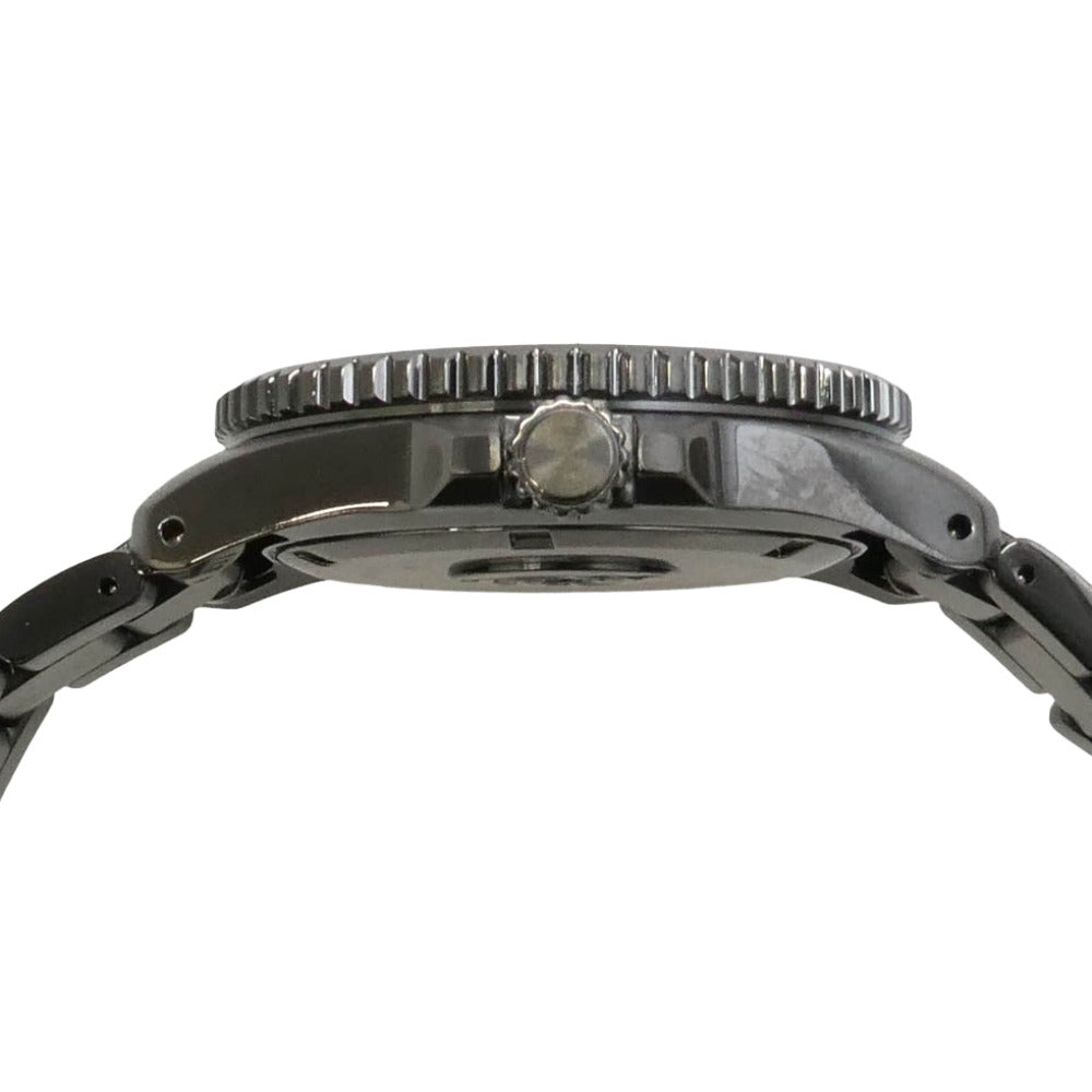 SEIKO セイコー V157-00A0 SBDJ065 プロスペックス ダイバースキューバ SS ソーラー 腕時計 ウォッチ ブラック系【美品】【中古】