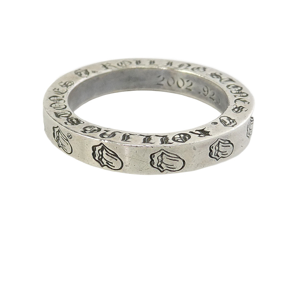 CHROME HEARTS クロムハーツ（原本無） 3mm SPACER LT 3mm スペーサー リップアンドタン リング シルバー系 14号【中古】