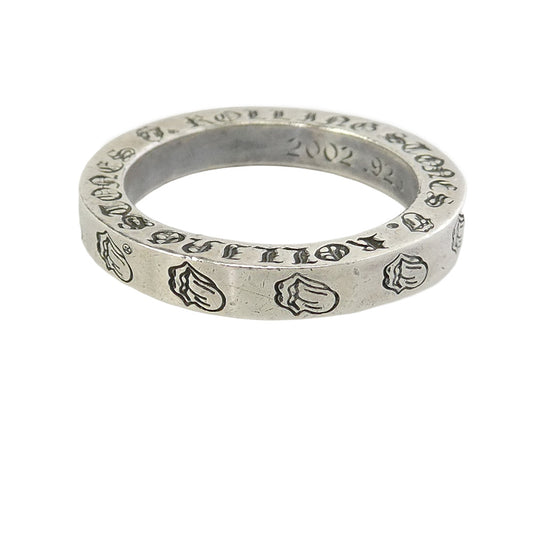 CHROME HEARTS クロムハーツ（原本無） 3mm SPACER LT 3mm スペーサー リップアンドタン リング シルバー系 14号【中古】
