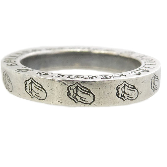 CHROME HEARTS クロムハーツ（原本無） 3mm SPACER LT 3mm スペーサー リップアンドタン リング シルバー系 14号【中古】
