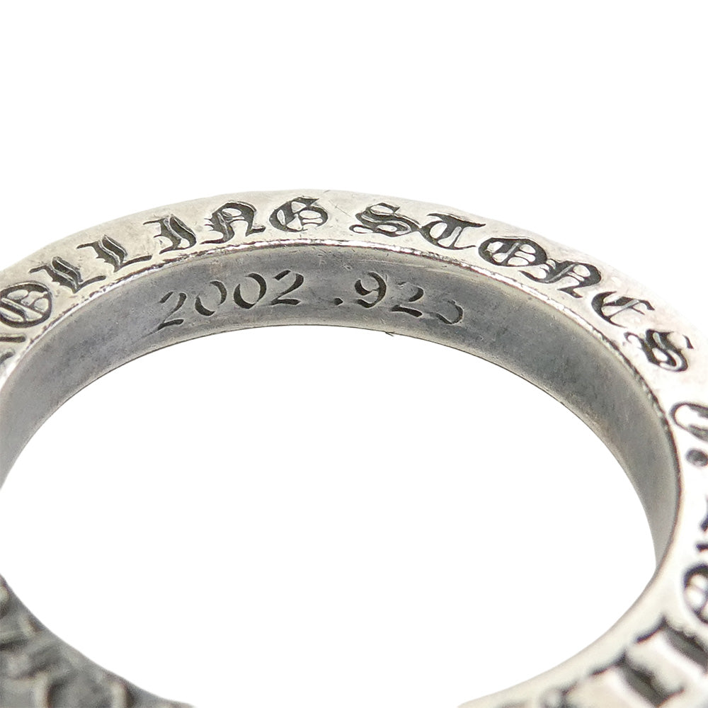 CHROME HEARTS クロムハーツ（原本無） 3mm SPACER LT 3mm スペーサー リップアンドタン リング シルバー系 14号【中古】