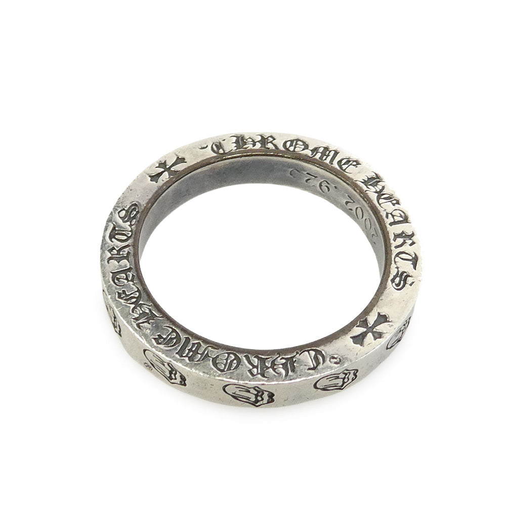 CHROME HEARTS クロムハーツ（原本無） 3mm SPACER LT 3mm スペーサー リップアンドタン リング シルバー系 14号【中古】