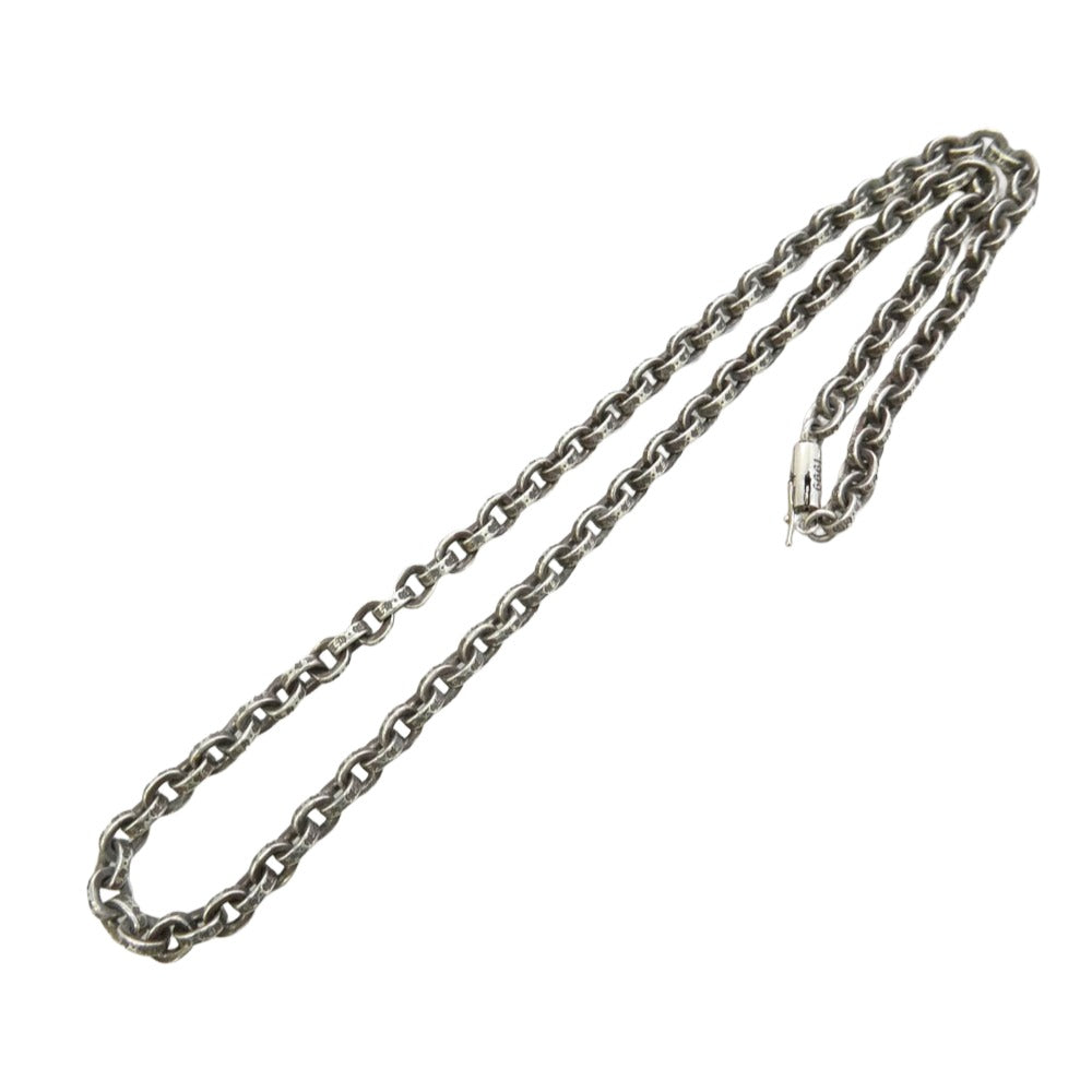 CHROME HEARTS クロムハーツ（原本無） PAPER CHAIN 18 ペーパーチェーン ネックレス 18inchi 18インチ シルバー系【中古】