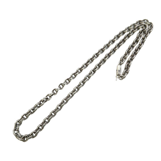 CHROME HEARTS クロムハーツ（原本無） PAPER CHAIN 18 ペーパーチェーン ネックレス 18inchi 18インチ シルバー系【中古】