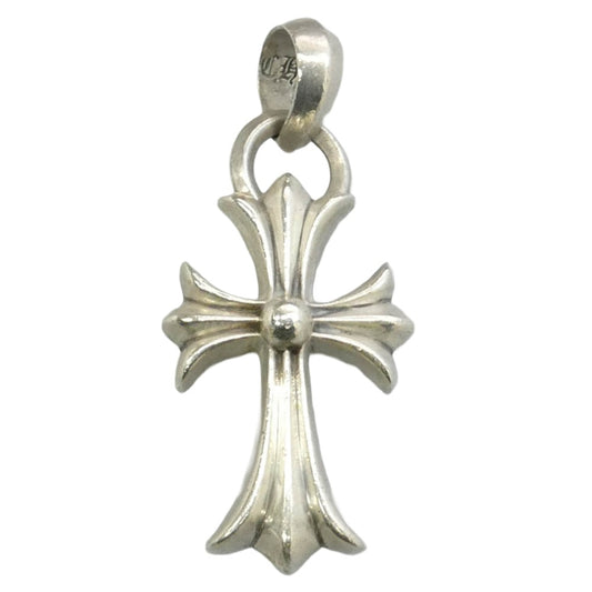 CHROME HEARTS クロムハーツ（原本無） CH CRS SML W BALE スモールCHクロス Wベイル ペンダントトップ シルバー系【中古】
