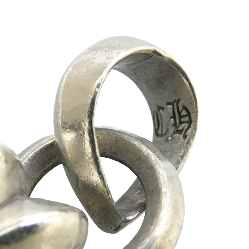 CHROME HEARTS クロムハーツ（原本無） CH CRS SML W BALE スモールCHクロス Wベイル ペンダントトップ シルバー系【中古】