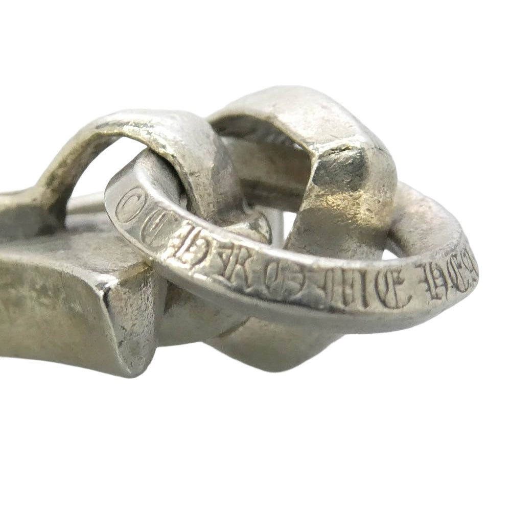 CHROME HEARTS クロムハーツ（原本無） CH CRS SML W BALE スモールCHクロス Wベイル ペンダントトップ シルバー系【中古】