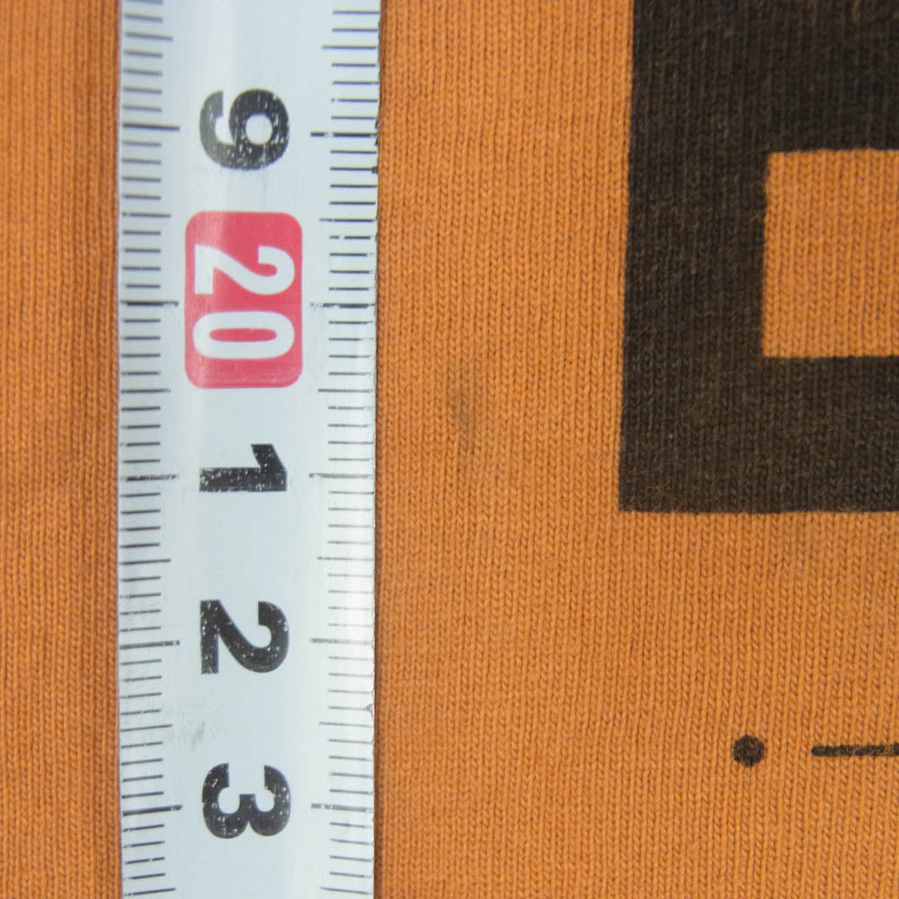 キャル オー ライン 21SS ENTHUSIAST ロゴ Tシャツ 半袖 Tシャツ カットソー オレンジ系 M【中古】