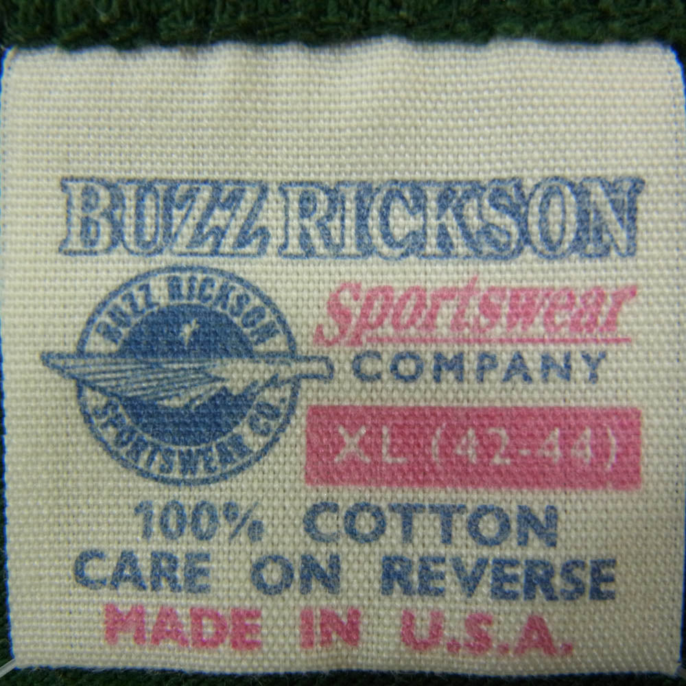 Buzz Rickson's バズリクソンズ BR79177 USA製 U.S.ARMY SPECIAL FORCES S/S スペシャル Tシャツ 半袖カットソー グリーン系 XL【中古】