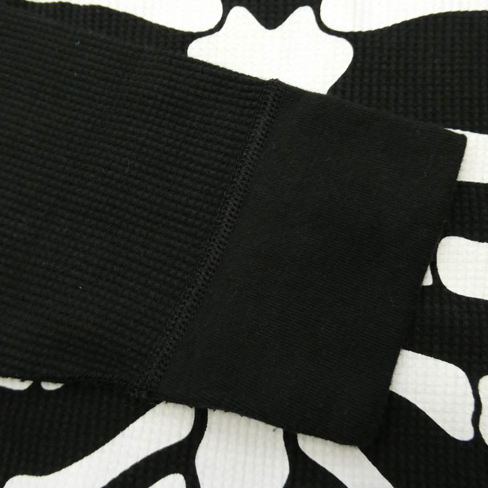 Supreme シュプリーム 23AW Hanes Bones Thermal Crew ヘインズ ボーン サーマル クルー 長袖 Tシャツ ブラック系 L【中古】
