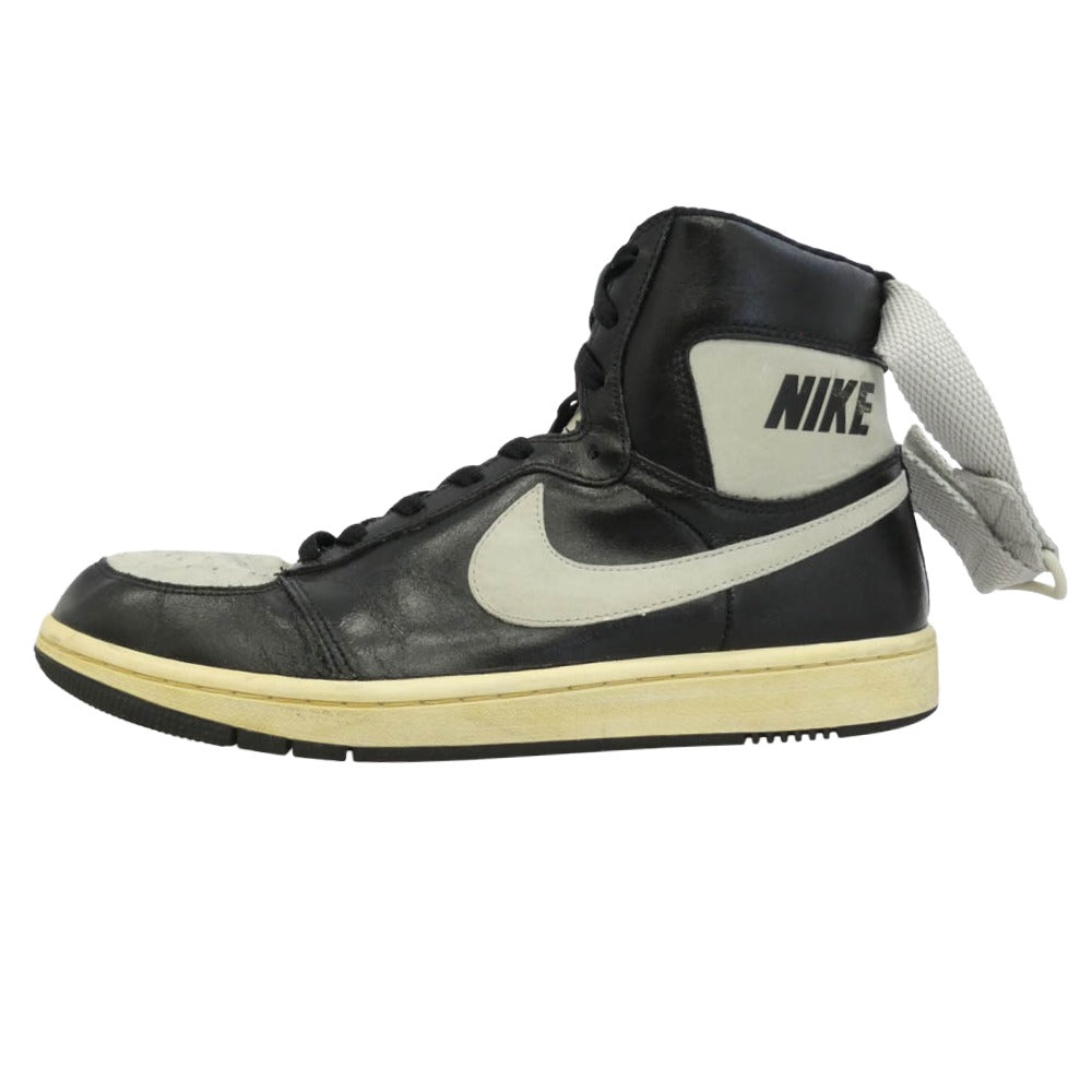 NIKE ナイキ 365963-004 DYNASTY HIGH LE ダイナスティー ハイ ベルトストラップ ハイカット スニーカー ブラック系 28.5cm【中古】