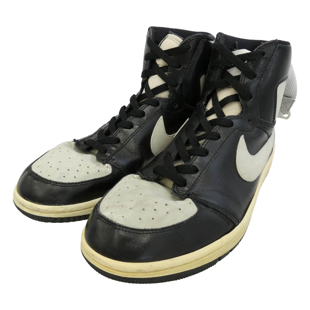 NIKE ナイキ 365963-004 DYNASTY HIGH LE ダイナスティー ハイ ベルトストラップ ハイカット スニーカー ブラック系 28.5cm【中古】
