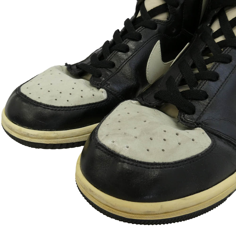 NIKE ナイキ 365963-004 DYNASTY HIGH LE ダイナスティー ハイ ベルトストラップ ハイカット スニーカー ブラック系 28.5cm【中古】