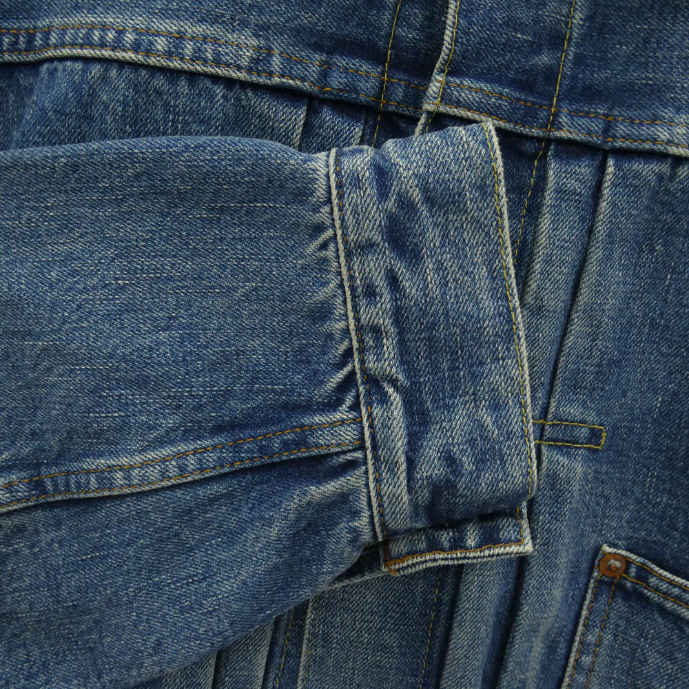 HYKE ハイク 26SS DENIM JACKET TYPE 1 / REGULAR FIT レギュラーフィット デニムジャケット インディゴブルー系 XXL 5【中古】