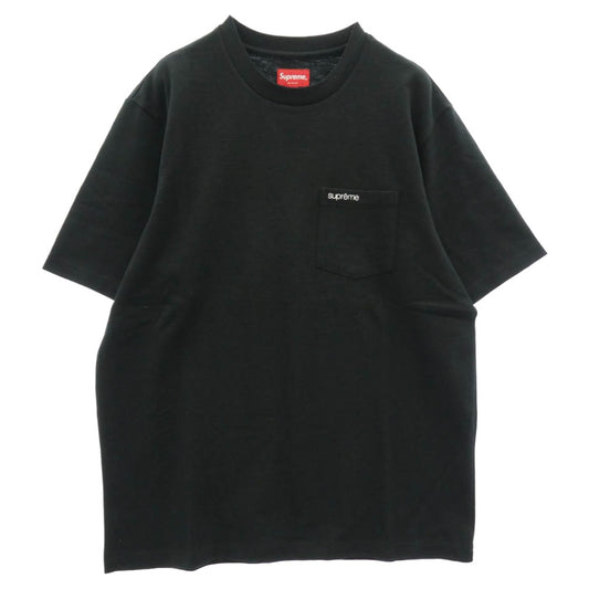 Supreme シュプリーム S/S Pocket Tee ポケット ロゴ 半袖 Tシャツ ブラック系 M【美品】【中古】