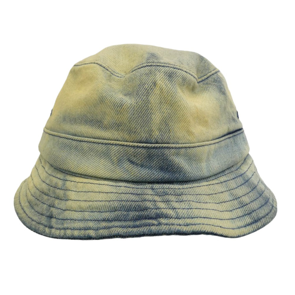 Supreme シュプリーム 24SS Chino Twill Crusher チノ ツイル クラッシャー ロゴ バケット ハット 帽子 ライトブルー系 M/L 60cm【極上美品】【中古】