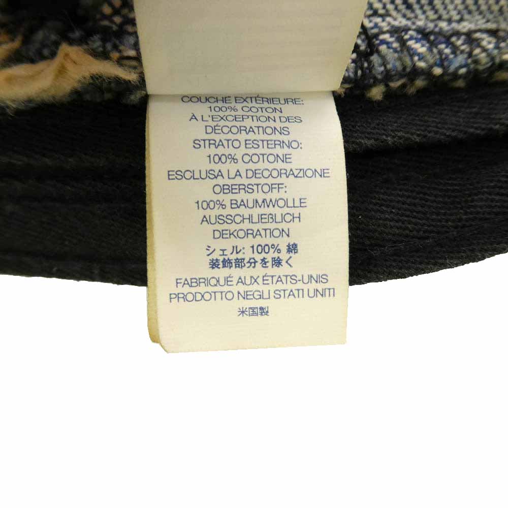 Supreme シュプリーム 24SS Chino Twill Crusher チノ ツイル クラッシャー ロゴ バケット ハット 帽子 ライトブルー系 M/L 60cm【極上美品】【中古】