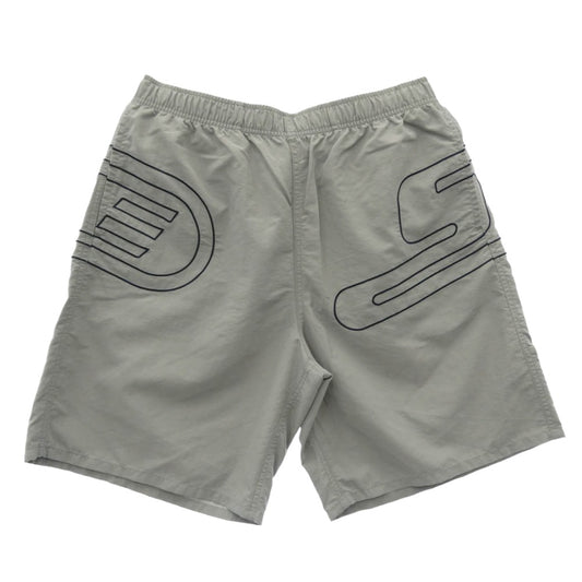 Supreme シュプリーム 25SS Big Logo Nylon Short ビッグ ロゴ ナイロン ショートパンツ ショーツ ハーフパンツ グレー系 M【美品】【中古】