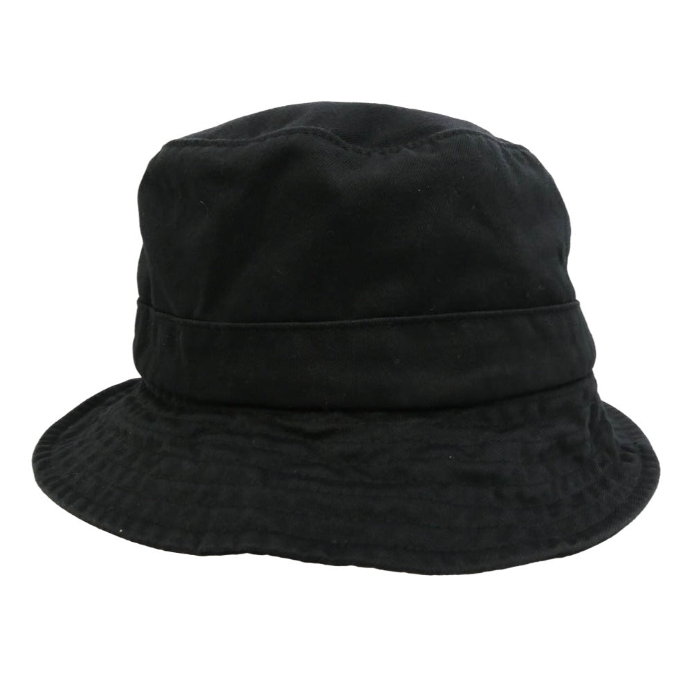 Supreme シュプリーム 24SS Chino Twill Crusher チノ ツイル クラッシャー ロゴ バケット ハット 帽子 ブラック系 M/L 60cm【中古】