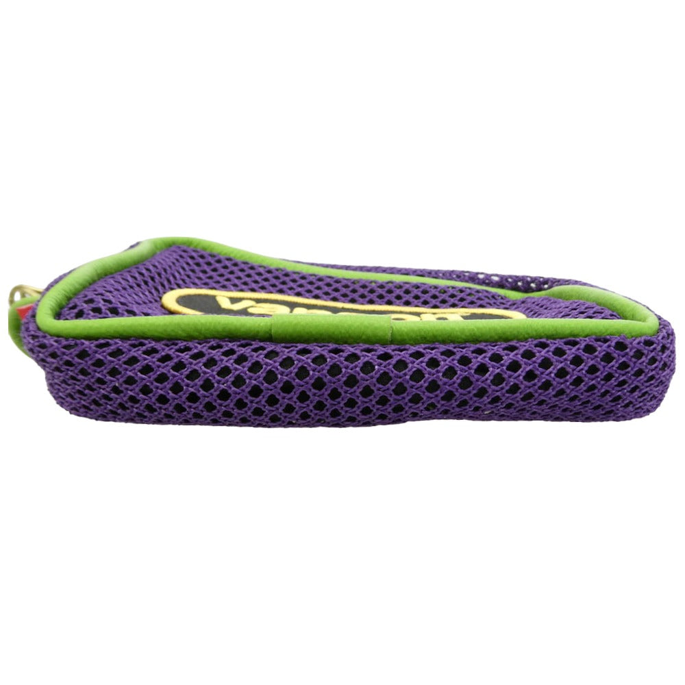 Supreme シュプリーム Vanson Leathers Cordura Mesh Wrist Bag バンソン ロゴ レザー コーデュラ メッシュ リスト バッグ パープル系 グリーン系【中古】