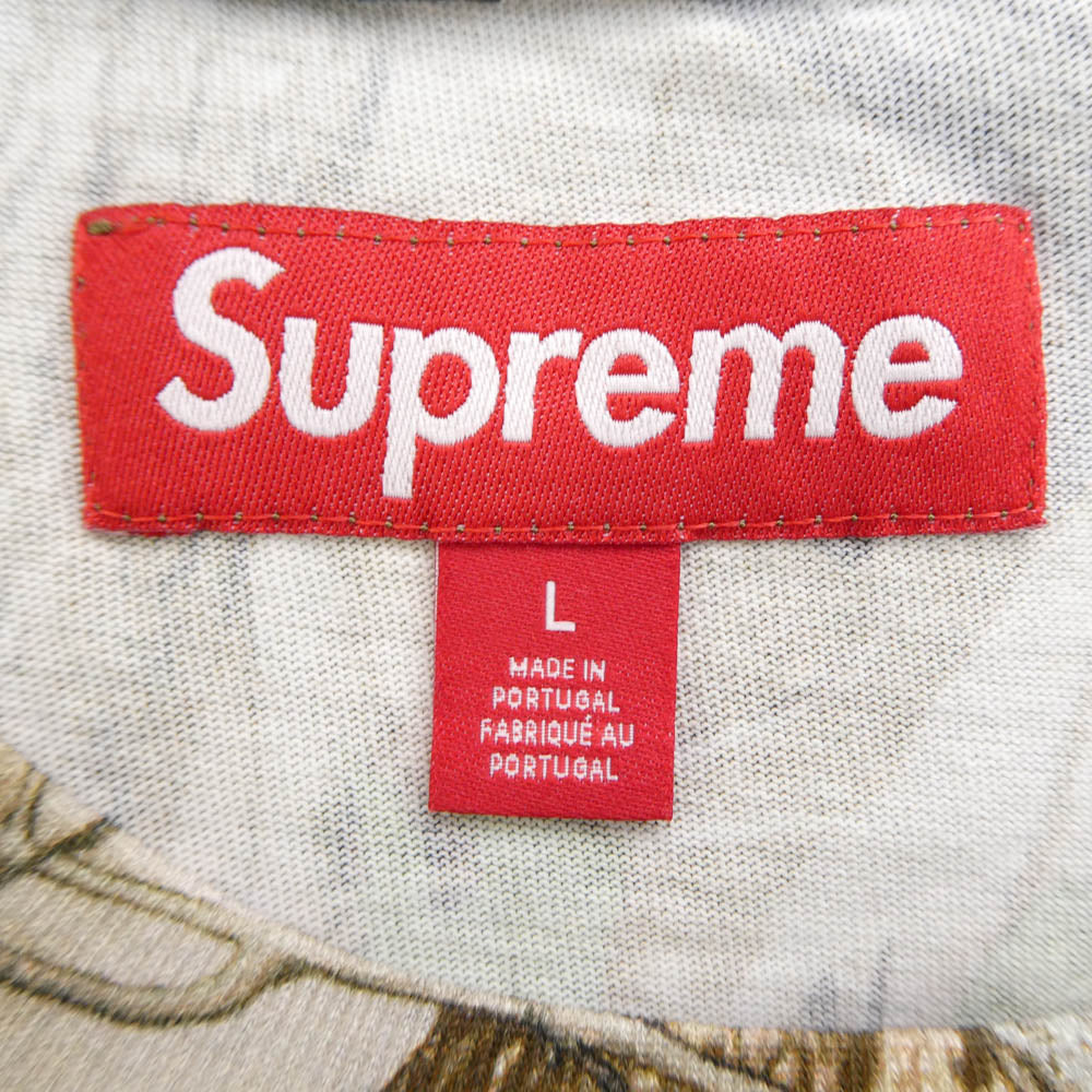 Supreme シュプリーム 24AW Small Box Tee Camo スモール ボックス ロゴ カモ 半袖 Tシャツ ブラウン系 L【極上美品】【中古】