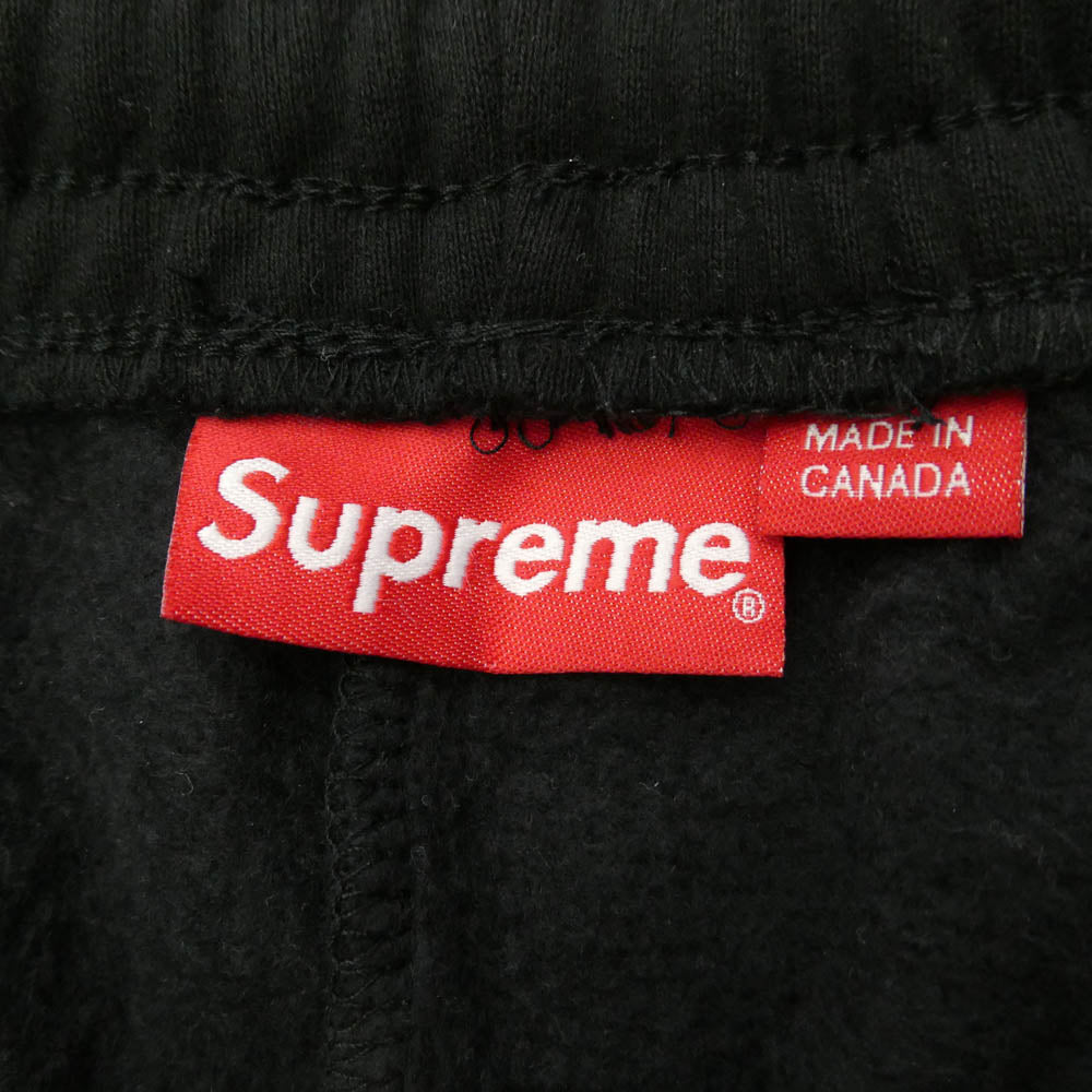Supreme シュプリーム 23AW Small Box Sweatshort スモール ボックス スウェット ショート ロゴ ショーツ ハーフパンツ ブラック ブラック系 M【美品】【中古】