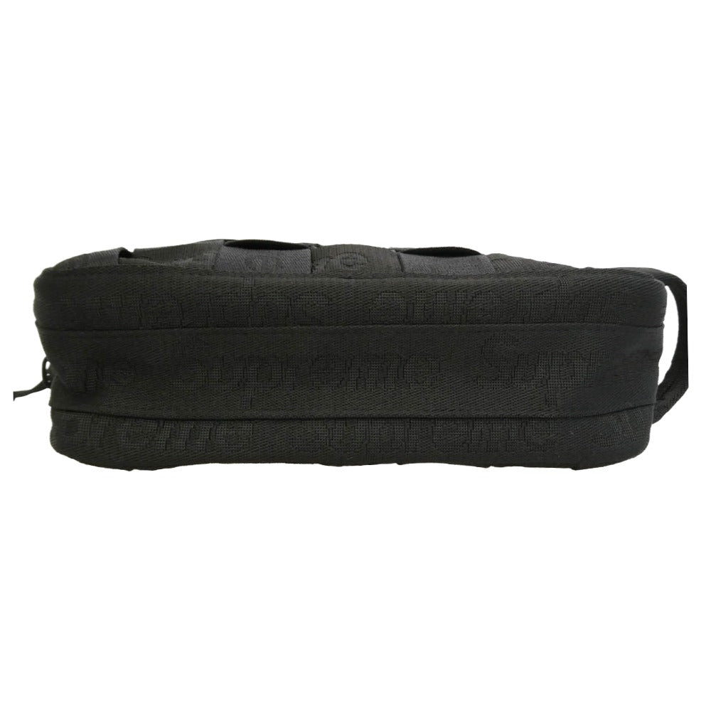 Supreme シュプリーム 24SS Woven Utility Bag ウーブン ロゴ ユーティリティー バッグ ブラック系【極上美品】【中古】
