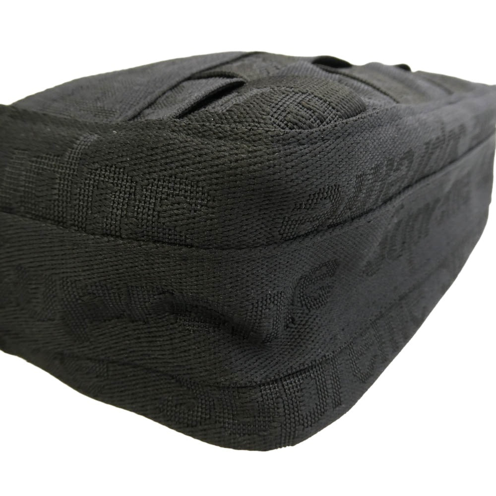 Supreme シュプリーム 24SS Woven Utility Bag ウーブン ロゴ ユーティリティー バッグ ブラック系【極上美品】【中古】