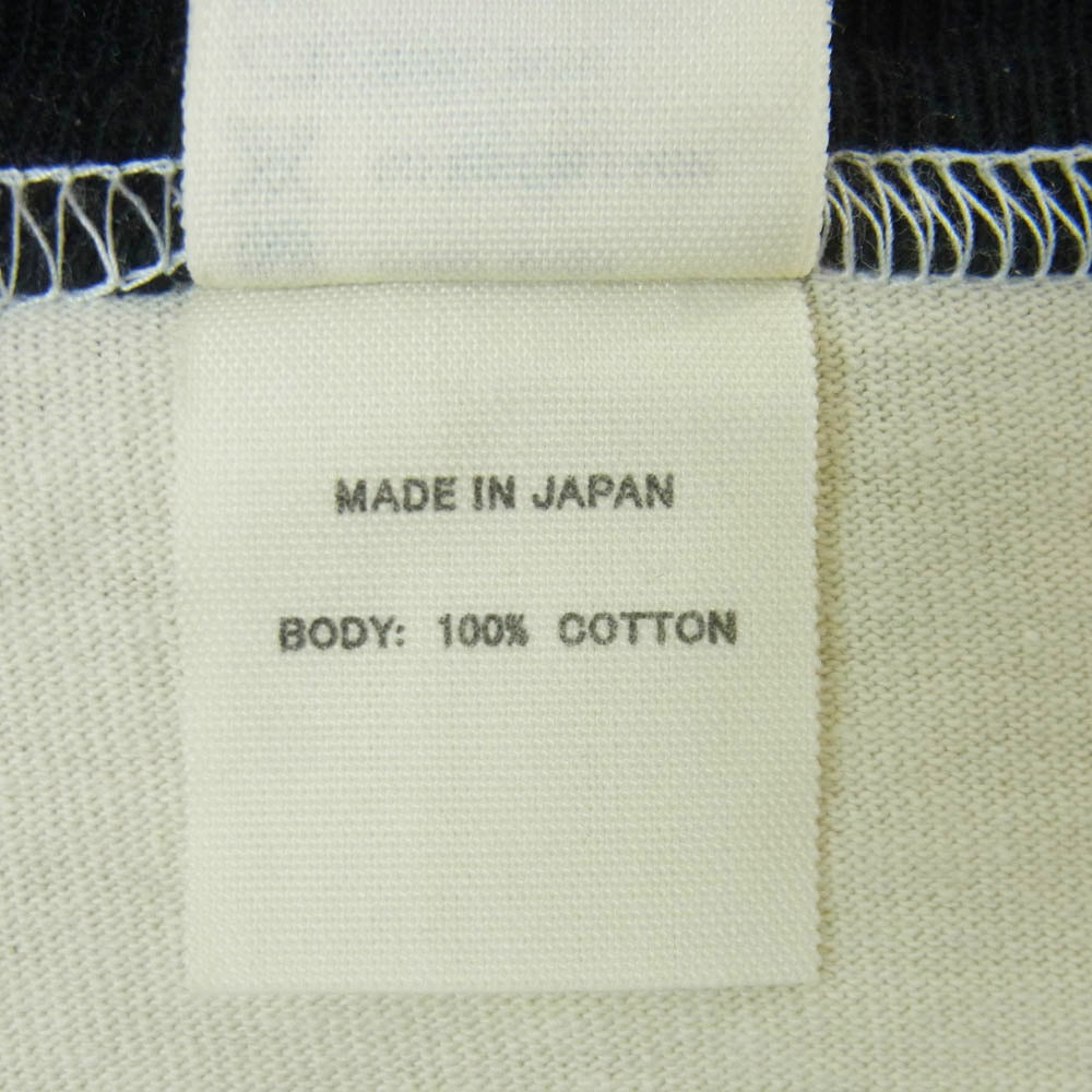 TOY'S McCOY トイズマッコイ TMC2532 CROPPED RAGLAN TEE JOHNSON MOTORS ジョンソンモータース クロップド ラグラン 七分丈 Tシャツ カットソー オフホワイト系 ブラック系 XXL【中古】