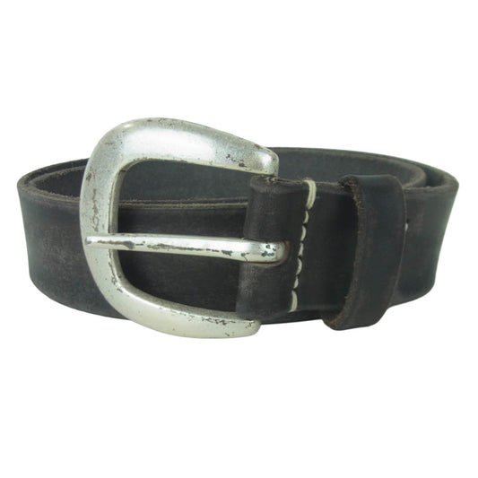 FULLCOUNT フルカウント Wild Leather Belt 6210 ワイルド レザー ベルト ダークブラウン系 38【中古】