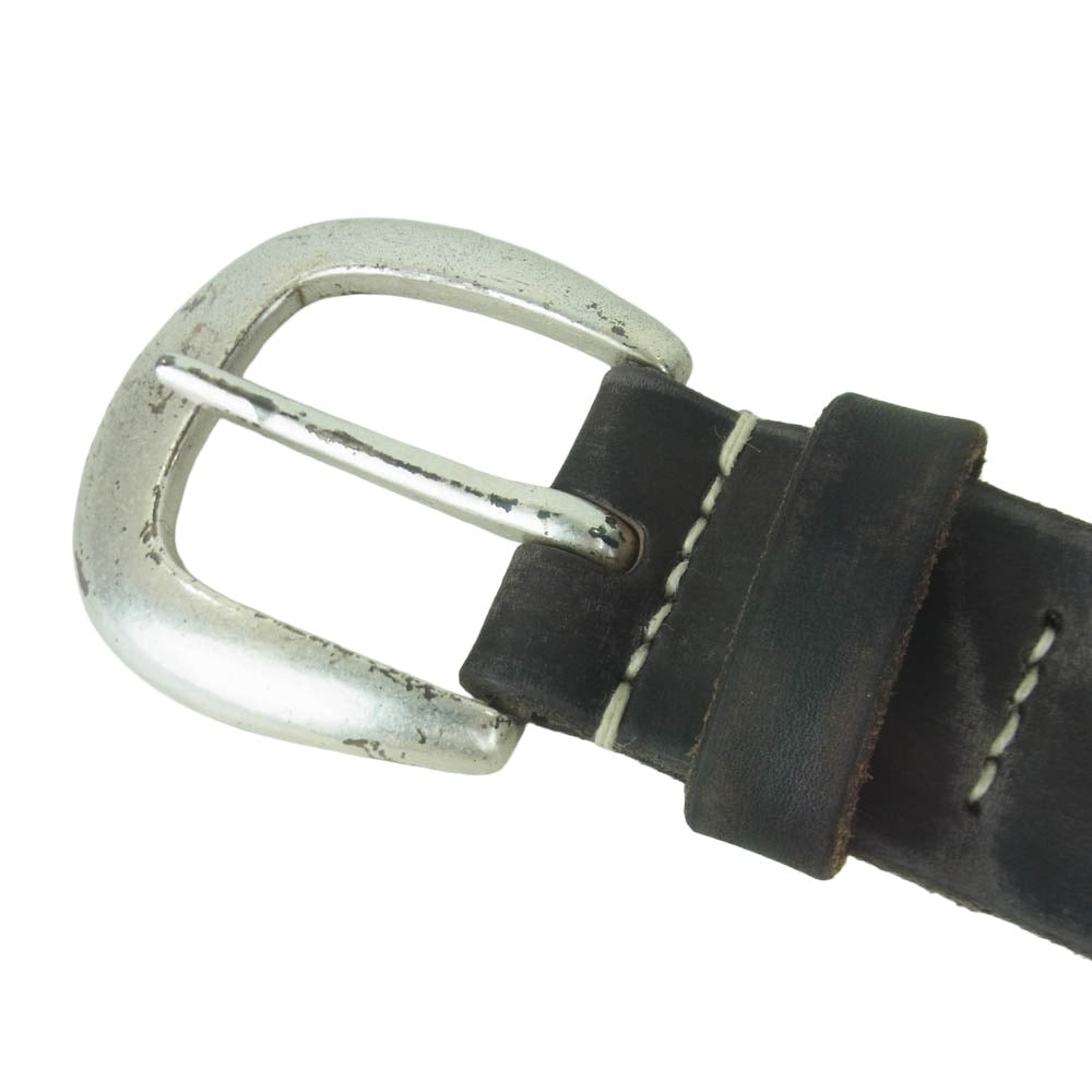 FULLCOUNT フルカウント Wild Leather Belt 6210 ワイルド レザー ベルト ダークブラウン系 38【中古】