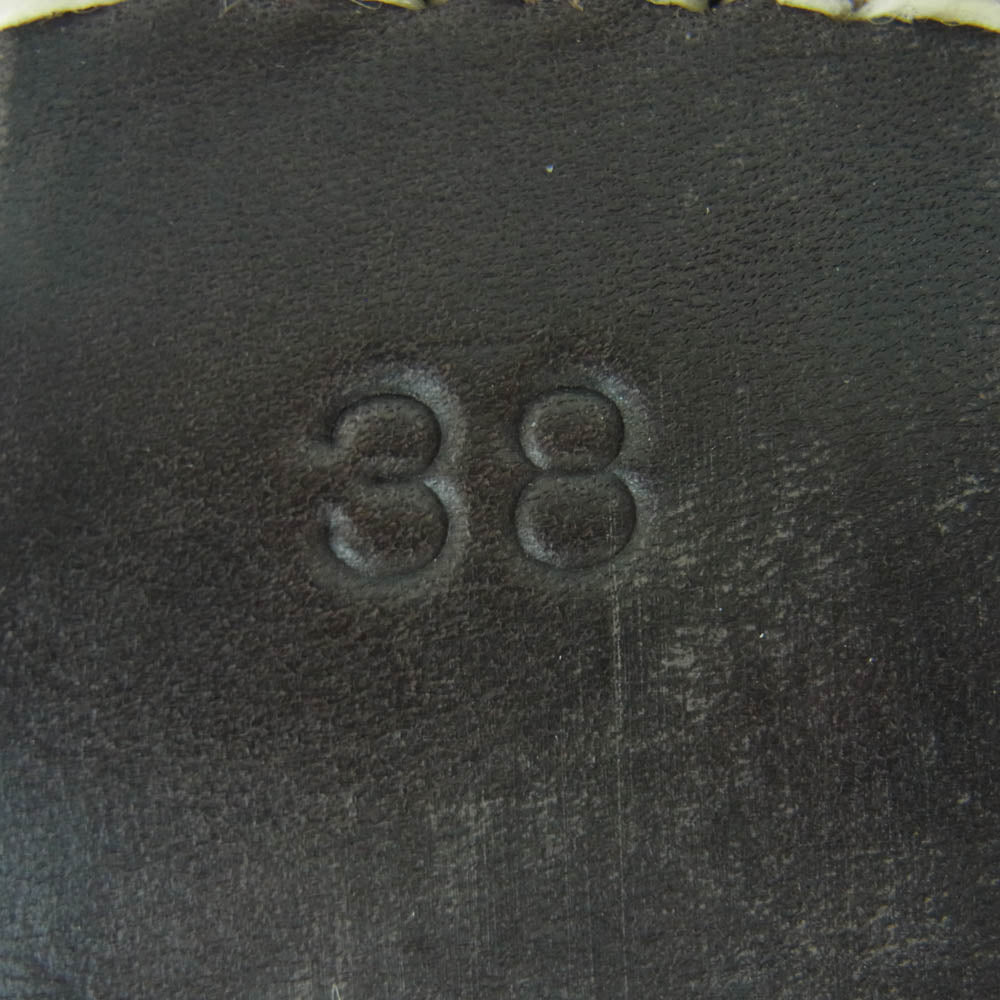 FULLCOUNT フルカウント Wild Leather Belt 6210 ワイルド レザー ベルト ダークブラウン系 38【中古】