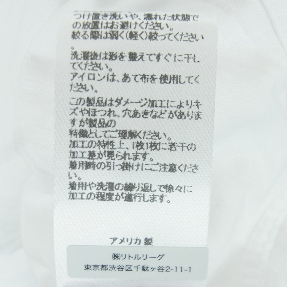 Frank&Eileen フランクアンドアイリーン 9920700034 LUKE ルーク インディゴウォッシュ ホワイトデニム 長袖 シャツ ホワイト系 L【中古】