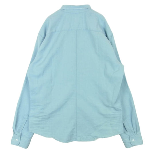 Frank&Eileen フランクアンドアイリーン 9920700048 LUKE ルーク ストーンウォッシュ インディゴ TBTD 長袖 シャツ ライトブルー系 L【中古】