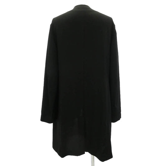 Yohji Yamamoto POUR HOMME ヨウジヤマモトプールオム 24SS HS-J10-500 COLLARLESS TUXEDO JACKET タキシード素材 衿なしJKT ノーカラージャケット ブラック系 4【美品】【中古】