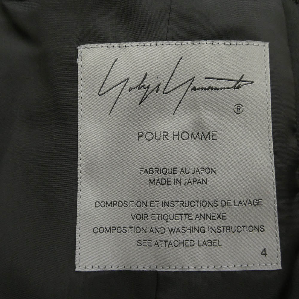 Yohji Yamamoto POUR HOMME ヨウジヤマモトプールオム 24SS HS-J10-500