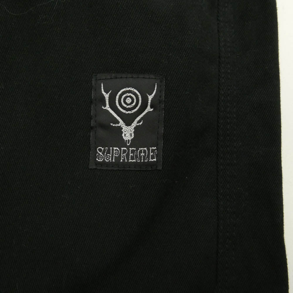 Supreme シュプリーム South2 West8 サウスツーウェストエイト 21SS × South2 West8 サウスツーウエストエイト Belted Pant ベルテッド パンツ ブラック系 S【中古】