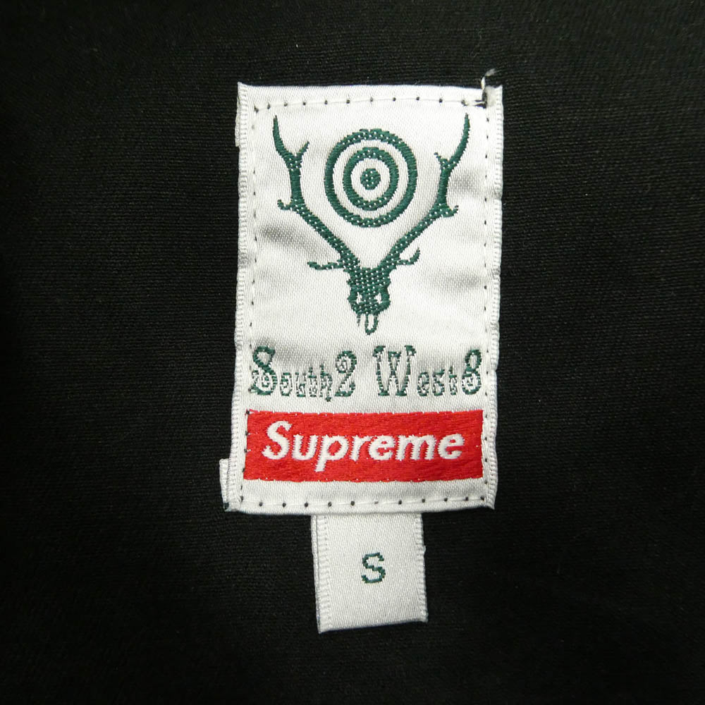 Supreme シュプリーム South2 West8 サウスツーウェストエイト 21SS × South2 West8 サウスツーウエストエイト Belted Pant ベルテッド パンツ ブラック系 S【中古】