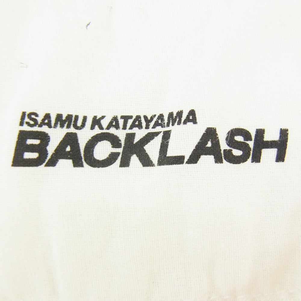 ISAMUKATAYAMA BACKLASH イサムカタヤマバックラッシュ 1659-03 リネン 半袖 Tシャツ ホワイト オフホワイト系 L【美品】【中古】