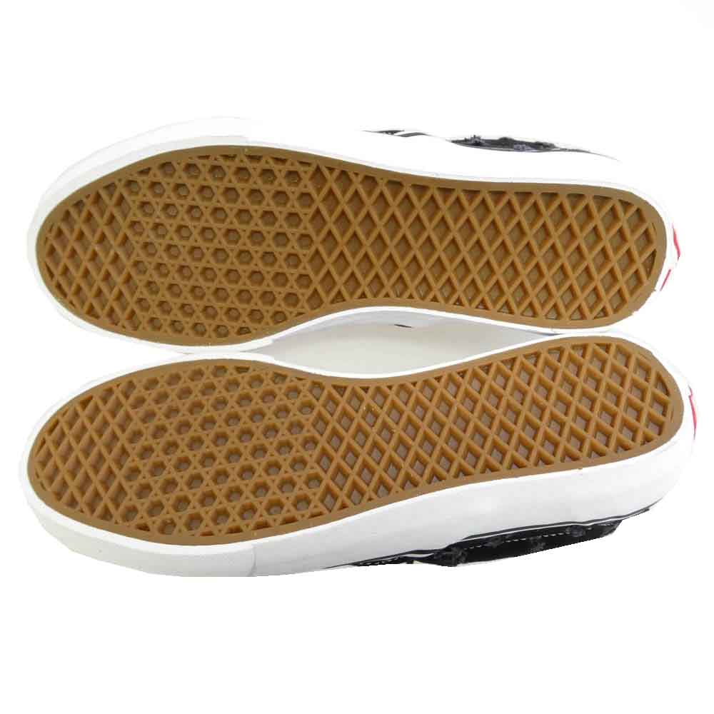 Supreme シュプリーム VANS バンズ 20SS VN0A38DD2DC x Vans バンズ PRO Slip-On Hole Punch Denim スリッポン ホールパンチ デニム スニーカー ブラック系 28cm【極上美品】【中古】