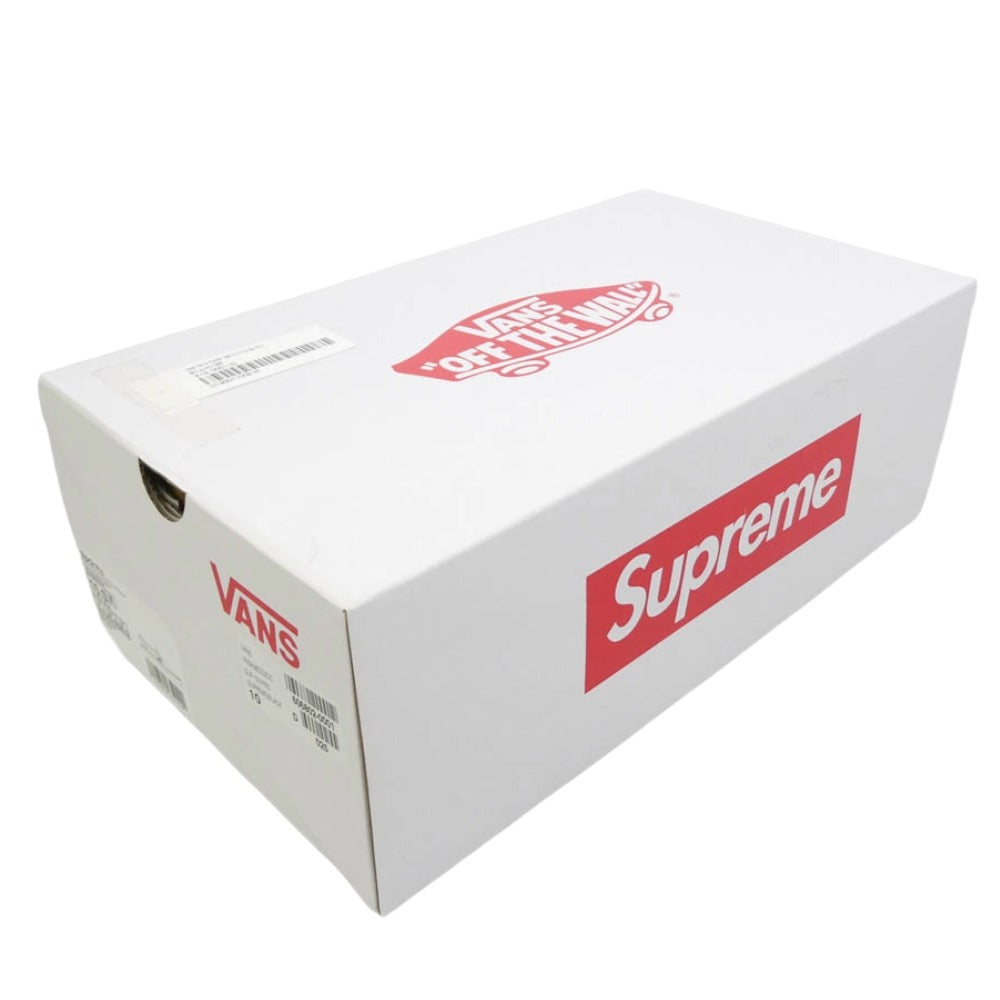 Supreme シュプリーム VANS バンズ 20SS VN0A38DD2DC x Vans バンズ PRO Slip-On Hole Punch Denim スリッポン ホールパンチ デニム スニーカー ブラック系 28cm【極上美品】【中古】