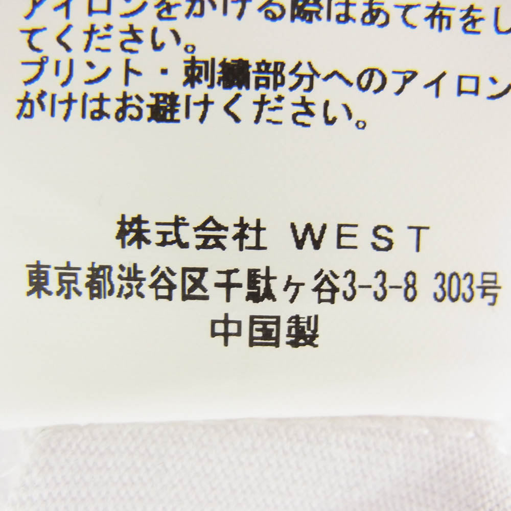 ICE CREAM アイスクリーム Benjamin S/S Tee ベンジャミン プリント 半袖 Tシャツ ホワイト系 XL【中古】