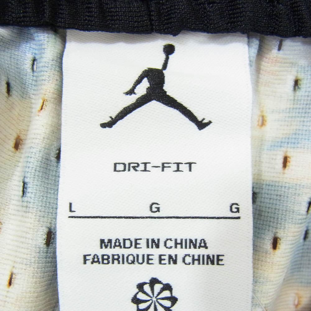 NIKE ナイキ FQ2946-457 JORDAN BRAND DF SPRT AOP2 DMND SHORT ジョーダン ダイヤモンド ショート ショーツ ハーフパンツ ブラック系 L【美品】【中古】