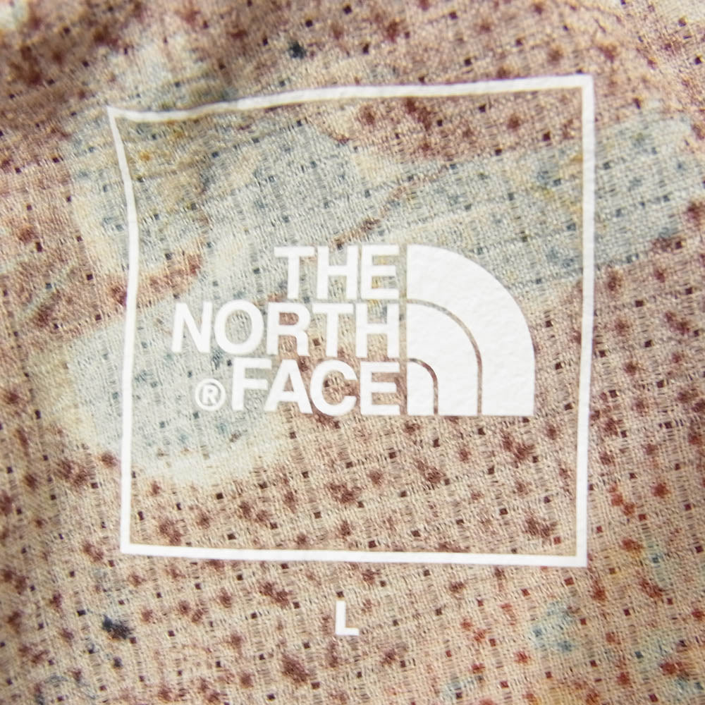 THE NORTH FACE ノースフェイス NB42330 ALOHA VENT SHORT 総柄 アロハ ベント ショーツ ショート ハーフ パンツ ブラウン系 L【美品】【中古】