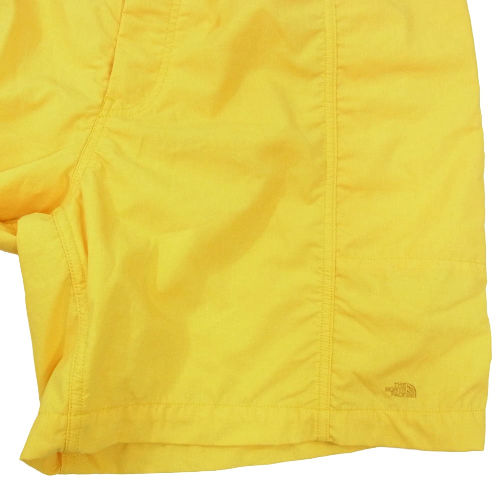 THE NORTH FACE ノースフェイス NT4304N PURPLE LABEL パープルレーベル Polyester Linen Field Shorts ポリエステル リネン フィールド ショーツ ショート ハーフ パンツ イエロー系 34【美品】【中古】