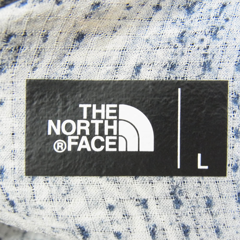 THE NORTH FACE ノースフェイス NB41939 Climbing Summer Short バンダナ柄 クライミング サマー ショーツ ハーフパンツ ネイビー系 L【美品】【中古】
